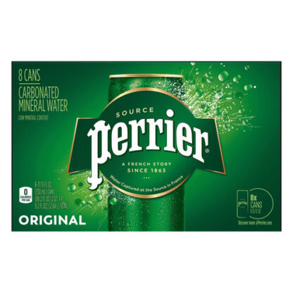 Zoom to enlarge the Perrier Water • Sparkling 330ml Slim Can 8 Pack