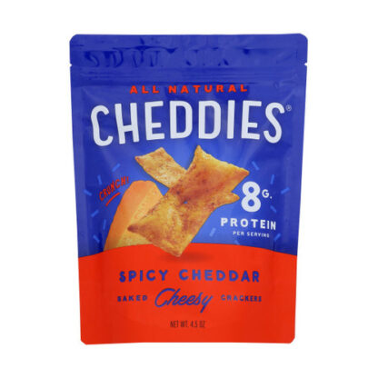 Zoom to enlarge the Cheddies Cheesy Crackers • Spicy Cheddar