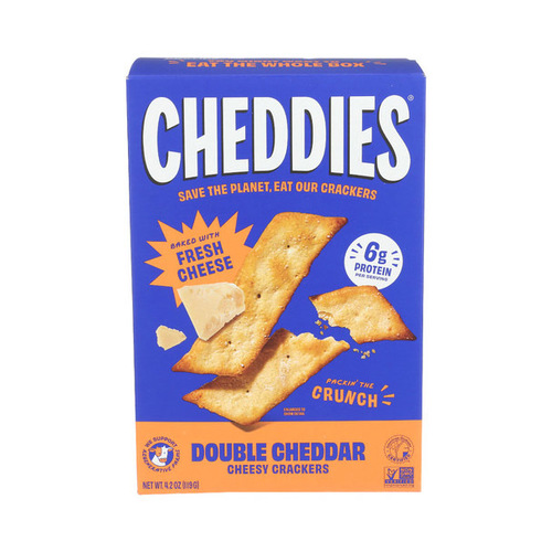 Zoom to enlarge the Cheddies Cheesy Crackers &bull; White Cheddar