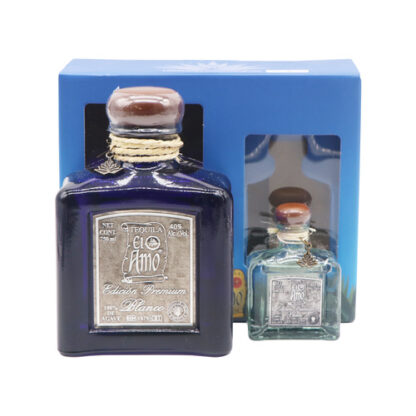 Zoom to enlarge the El Amo Tequila • Premium Silver Gift Set