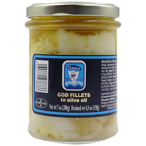 Zoom to enlarge the Bacalaos Alkorta • Cod Fillet In Olive Oil