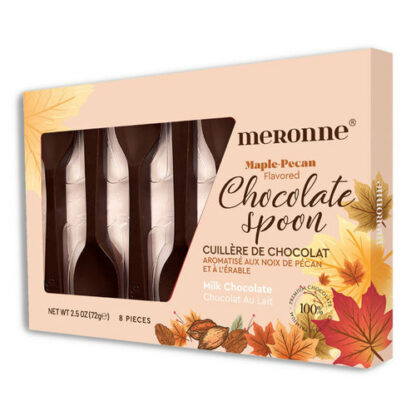 Zoom to enlarge the Meronne 6pc Chocolate Spoons • Maple Pecan Milk