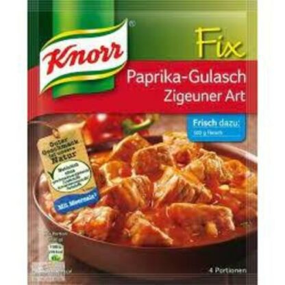 Zoom to enlarge the Knorr Fix • Paprika Goulash Zigeuner Art