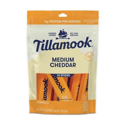 Zoom to enlarge the Tillamook Cheese Sticks • Medium