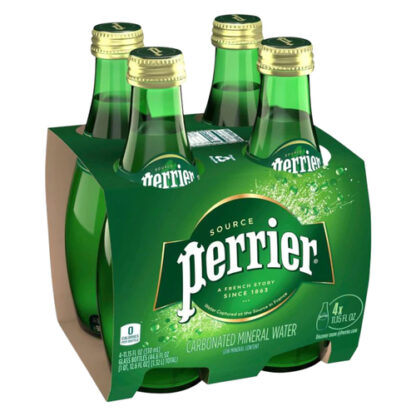 Zoom to enlarge the Perrier Sparkling Water • 330 Ml Glass 4 Pack