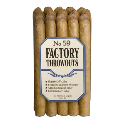 Zoom to enlarge the Cigar J.c. Newman Factory Throwouts No.59 Box Of Twenty