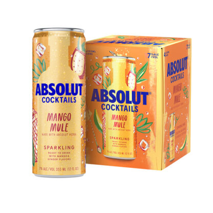 Zoom to enlarge the Absolut Cocktails • Mango Mule 4pk-12oz