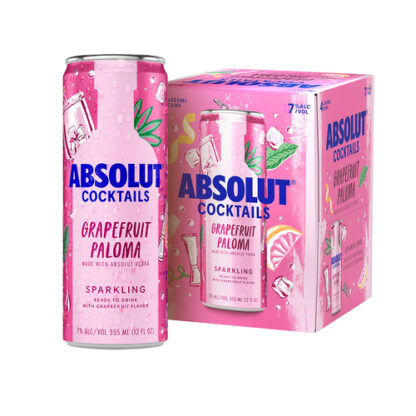 Zoom to enlarge the Absolut Cocktails • Grapefruit Paloma 4pk-12oz