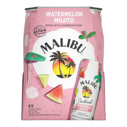 Zoom to enlarge the Malibu Cocktails • Watermelon Mojito 4pk-12oz