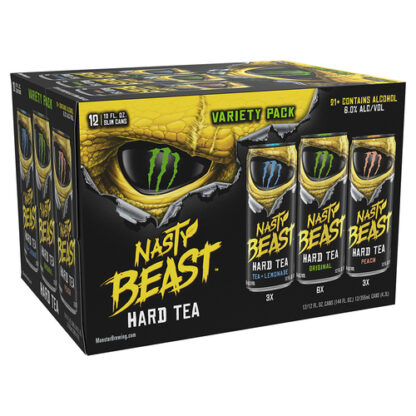 Zoom to enlarge the Nasty Beast Hard Tea Variety Pack • 12pk Cans