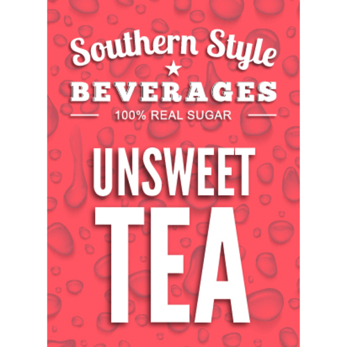 Zoom to enlarge the Southern Style Bib Unsweet Tea &bull; 3 Gal &bull;