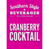 Southern Style Bib Cranberry Cocktail • 3 Gal •