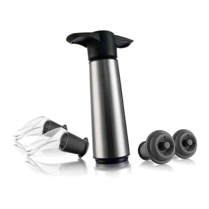 Zoom to enlarge the Vacu Vin • Wine Saver Stainless Gift Set