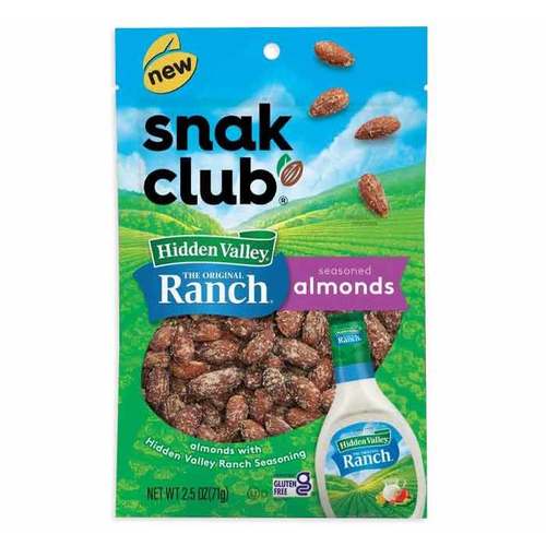 Zoom to enlarge the Snak Club Hidden Valley Ranch Bag &bull; Almonds