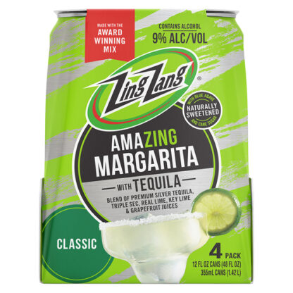 Zoom to enlarge the Zing Zang Cocktails • Margarita 4pk-12oz