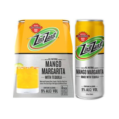 Zoom to enlarge the Zing Zang Cocktails • Mango Margarita 4pk-12oz