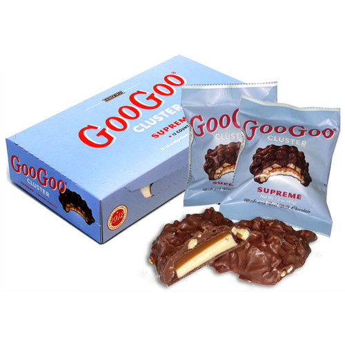 Zoom to enlarge the Goo Goo Clusters • Pecan Supreme