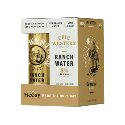 Zoom to enlarge the Epic Western Cocktails • Ranch Water 4pk-12oz