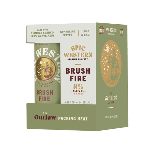 Zoom to enlarge the Epic Western Cocktails • Brush Fire 4pk-12oz