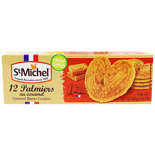 Zoom to enlarge the St. Michel Palmiers &bull; Caramel Butter Cookies
