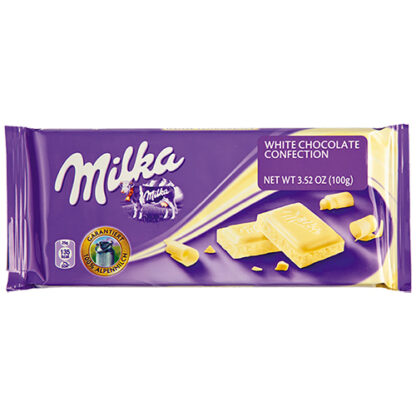 Zoom to enlarge the Milka Chocolate Bar • White