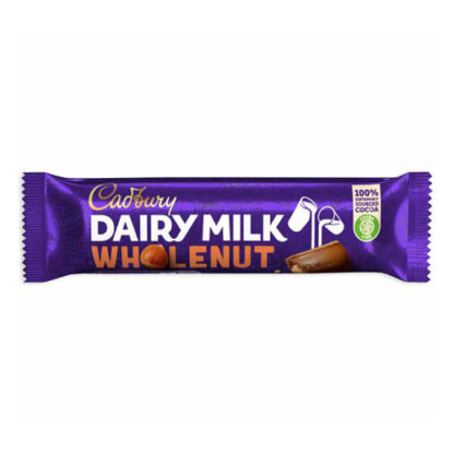 Zoom to enlarge the Cadbury Chocolate Bar • Whole Nut