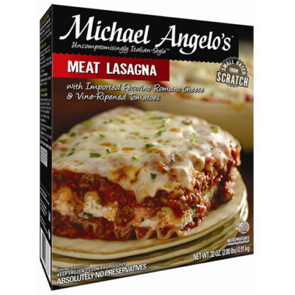 Zoom to enlarge the Michael Angelo’s Entree • Lasagna with Sauce