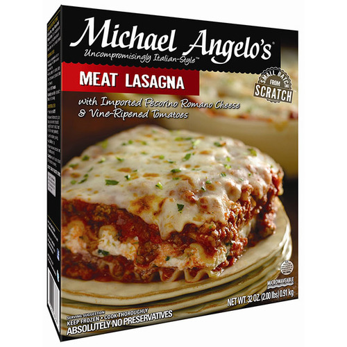 Zoom to enlarge the Michael Angelo’s Entree &bull; Lasagna with Sauce