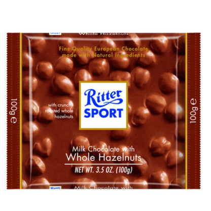 Zoom to enlarge the Ritter Sport Whole Hazelnut Milk Chocolate Candy Bar