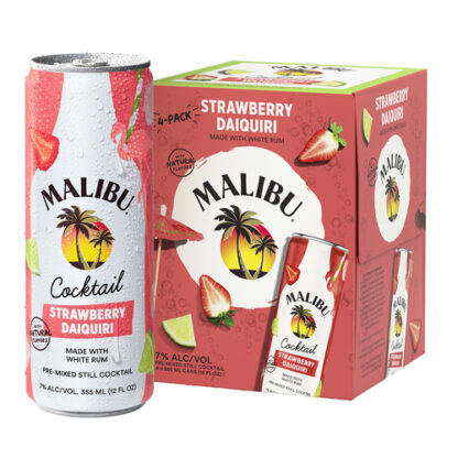 Zoom to enlarge the Malibu Cocktails • Strawberry Daiquri 4pk-12oz