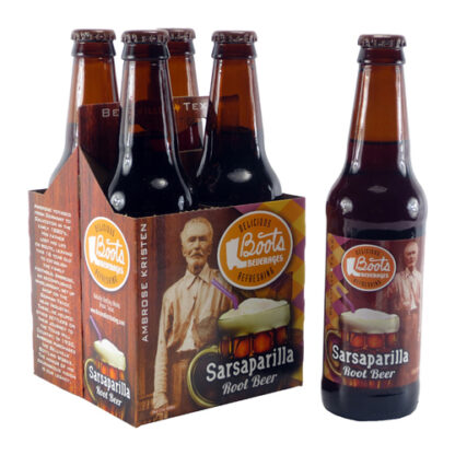 Zoom to enlarge the Boots Beverage • Sarsaparilla Root Beer 12 oz