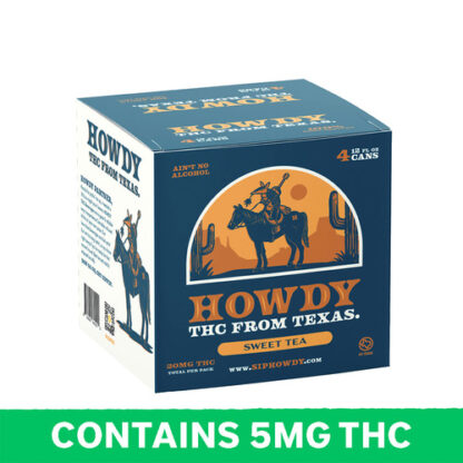 Zoom to enlarge the Howdy Hemp-derived Delta 9 Thc Sweet Tea 5mg