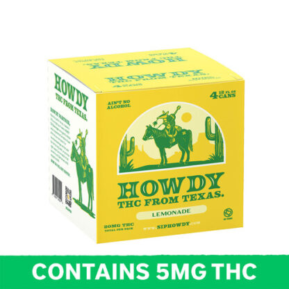 Zoom to enlarge the Howdy Hemp-derived Delta 9 Thc Lemonade 5mg