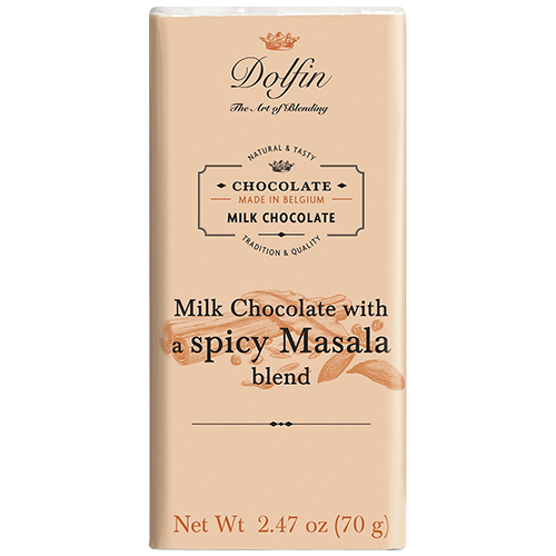 Zoom to enlarge the Dolfin Chocolate Bar &bull; Milk with  Masala Chai