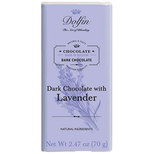 Zoom to enlarge the Dolfin Chocolate Bar • Dark with Lavender