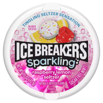 Zoom to enlarge the Ice Breakers Raspberry Lemon Seltzer Mints