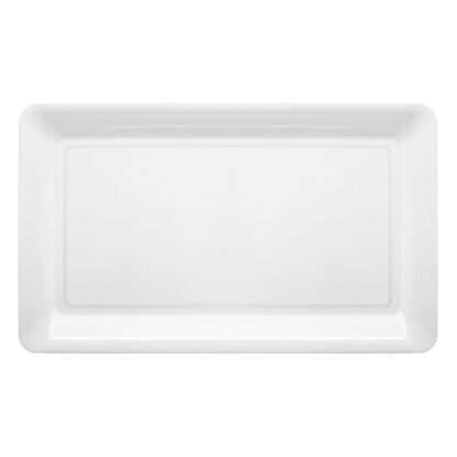 Zoom to enlarge the Party Essentials White Plastic Tray For Food 12″ X 18″