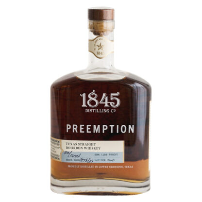 Zoom to enlarge the 1845 Preemption Texas Straight Bourbon