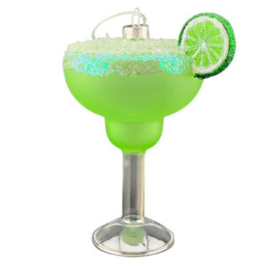 Holiday Hand-blown Glass Ornament &bull; Margarita With Lime
