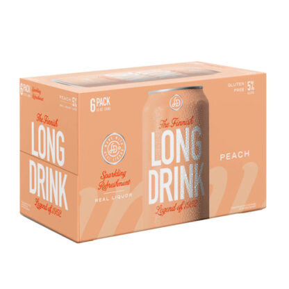 Zoom to enlarge the Long Drink Cocktail • Peach 6pk-355ml