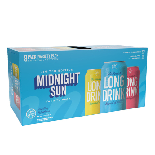 Long Drink Midnight Sun Variety Pack 8pk-12oz - Spec's Wines