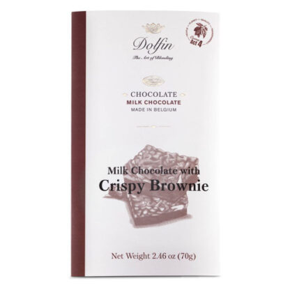 Zoom to enlarge the Dolfin Chocolate Bar • Milk with  Crispy Brownie