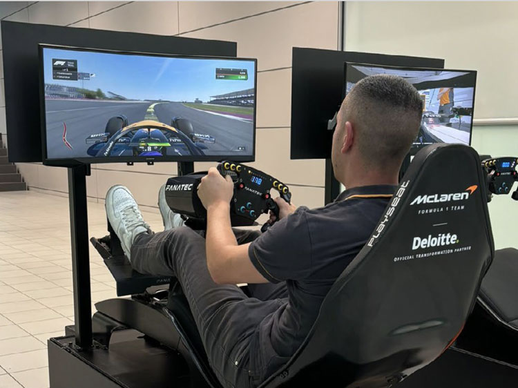 MCLAREN / JACK DANIELS F1 SIMULATOR CAR Event