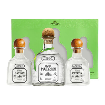 Zoom to enlarge the Patron Tequila • Silver with 2 Replica Vessels