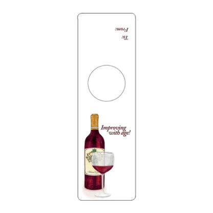 Zoom to enlarge the Bottle Gifttag • Tie One On!