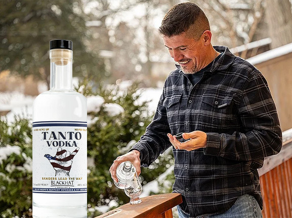 Tantos Vodka Bottle Signing Event