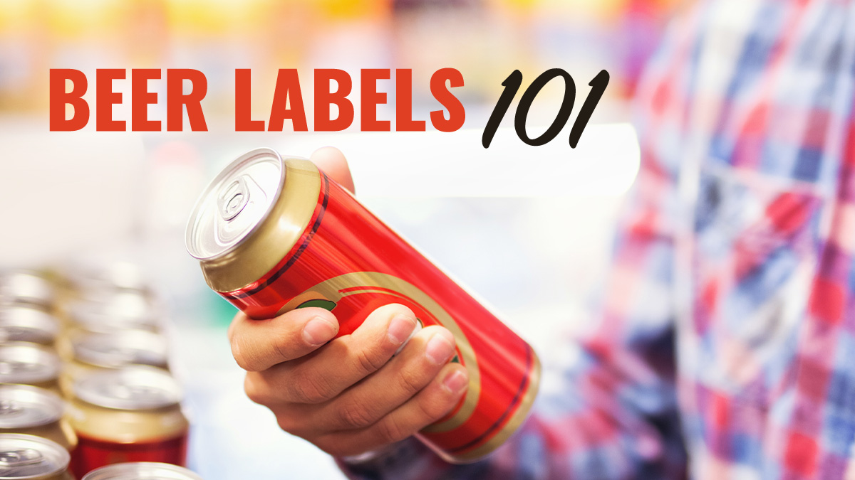 how to read beer label