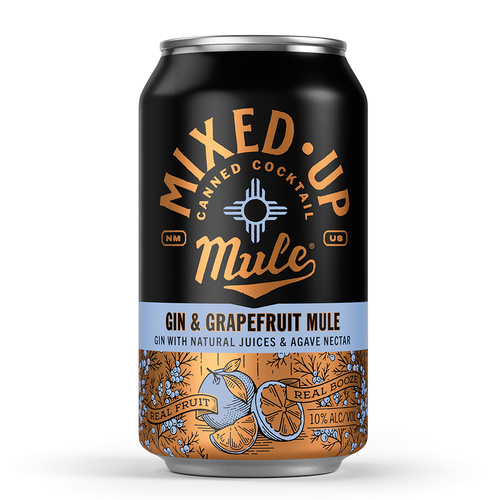 Zoom to enlarge the Mixed-up Mule Cocktails &bull; Grapefruit & Gin 4pk-12oz