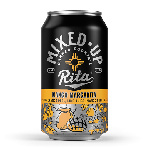 Zoom to enlarge the Mixed-up Rita Cocktails • Mango Margarita 4pk-12oz