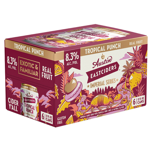 Zoom to enlarge the Austin Eastcider Imperial Tropical Cider • 6pk Can